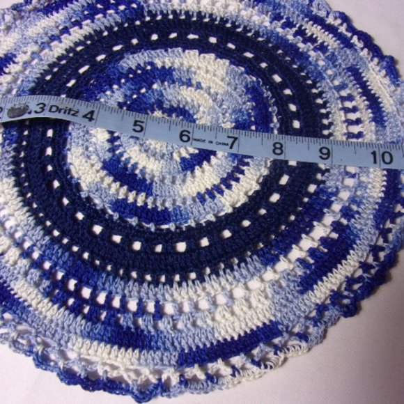 Handmade Crocheted Doily, Home Decor Table Doilies, Crochet Doily, MADE BY KAT - Picture 6 of 6
